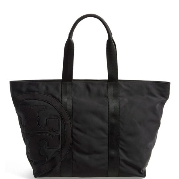 Tory Burch Penn Nylon Zip Tote - Black - Medium - Picture 7 of 11